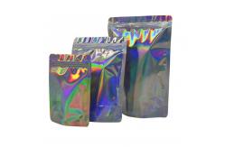 China VMPET Holographic Stand Up Pouch Biodegradable Aluminum Foil Pouches supplier