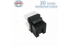 China Press Fit PC Material CAT6 RJ45 Tool Free Keystone Jack supplier