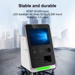Check In Check Out Self Payment Kiosk Self Service Touch Screen Kiosk With Camera Printer for sale