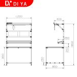 High Quality U Shaped Lean Pipe Workbench