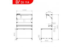 China High Quality U Shaped Lean Pipe Workbench supplier