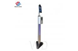 China Multifunctional 1100mm Face Recognition Temperature Kiosk With Hand Sanitizer supplier