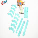 Light Green 3.0W/M-K naturally tacky silicone Thermally Gap Filler for LED floot light for sale