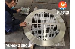 China ASTM A182 F304 Stainless Steel Heat Exchanger Tubesheet ورقة أنبوبية supplier