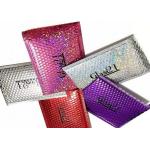 Glamour Metallic Bubble Mailers Self Seal Closure Metallic Shipping Envelopes for sale