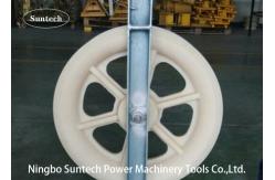 China Pilot Wire Bundled Nylon Sheave 508x75MM Conductor Stringing Pulley Block supplier