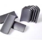 Custom Flexible Hard Ferrite Magnets SrO. 6Fe2O3 Arc Segment Type for sale