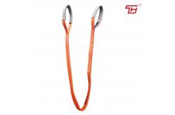 China Custom Printed Logo Polyester Webbing Sling Belt 1t 25mm Width For Lifting supplier