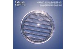China Custom Textured Soda Lime Glass Light Cover For Diffuse Light Lamp Cover supplier