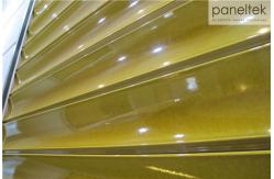 China Wave Shaped Terracotta Wall Panels Non - Flammable For Architectural Construction supplier