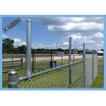 Green Color 10 Gauge Galvanized Chain Link Fence 6 Foot Quick To Install for sale