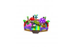 China Mushroom Theme Small Young Children Playground With Small Slide supplier