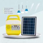 8000mah Battery Portable Solar Bulbs 5W 6V For Home Lighting for sale
