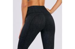 China customizable Jacquard Fabric Womens Fitness Pants Slimming Gym Leggings supplier