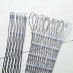 Flexible Stainless Steel 304 316 Wire Rope Mesh Net For Garden Fence for sale