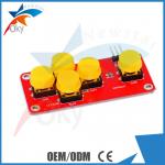 Black + Yellow Arduino Bluetooth Module 5-Key Keyboard Module