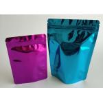 Heat Seal Plastic Pouches Packaging Aluminum Foil Different Colors For Sock Towel for sale