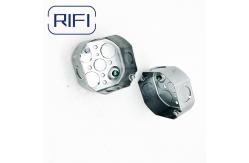 China Steel Galvanized Octangonal Silver Electrical Conduit Boxes For Electrical Systems supplier