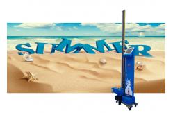 China Smart Touch Computer Foldable Rail 3d Wallpaper Printing Machine supplier