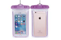 China Custom Plastic Pouches Packaging PVC Waterproof Phone Pouch Bag supplier