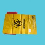 Biohazard Bags With Drawstrings 12-16 Gallon Capacity 25 X 35 In With Large Marking Area And Sterilization Indicator Patch for sale
