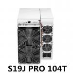 S19j PRO 104T 3250w Antminer Bitcoin Miner 128MB DDR5 ASIC Mining Machine