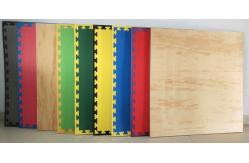 China Wood Design 1*1m 30mm Reversible Gym Foam Mat Squares supplier