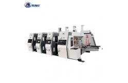 China RINO Carton Box Flexo Printing Machine With Die Cutter supplier