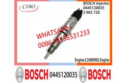 China BOSCH 0445120035 3965720 Neutral Fuel Injector Assembly 0445120035 3965720 For CUMMINS supplier