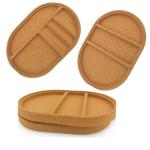 Cork Desk Tray Set Storage Cork Accessory Tray Box Storing Jewelry for sale