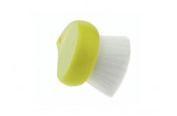 China Natural Soft Yellow Facial Cleansing Brush No Irritate To Skin supplier