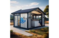 China Beautiful Camping Prefabricated Steel Structure House Customized Convenient Installation supplier