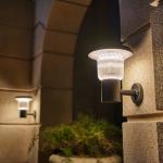 Outdoor IP65 8AH Solar Wall Light Waterproof 3000K With CE RoHS