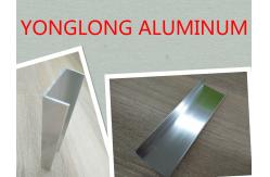 China Mechanical Polishing Aluminum Window Profiles Shining Surface Silver White supplier