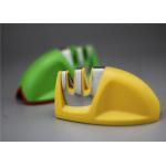 Mini Shaped Ceramic Knife Sharpener , Compact Knife Sharpener With PVC Box Package