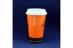 China Disposable Double Wall Paper Cup With Lid 300ml 10 Ounce Eco Friendly supplier