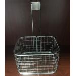 SS304 Metal Houseware silver Plating Wire Mesh Hanging Baskets for sale