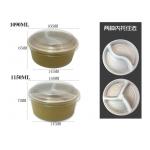 Disposable Packing Box With Inner Support 360-1500ml Kraft Paper Bowl for sale