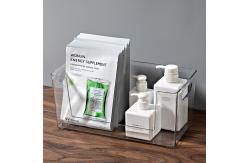 China Sterilite Transparent Stackable Storage Boxes PET Plastic Storage Organizer supplier