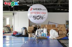 China 1.5m Advertising Inflatable Tripod Stand Led Light Balloon supplier