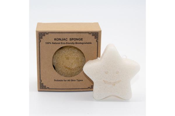 Deep Pore Cleansing Gradient Natural Konjac Sponge For Makeup Remover