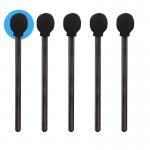 Lint Free Round Black Sponge Foam Tip Swab For Car Cleaning for sale