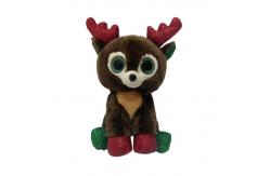 China 0.12M 6.69 Inch Christmas Plush Toys Christmas Reindeer Soft Toy 3A ODM supplier