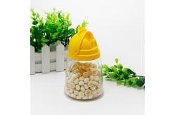 China Kids Favor Penguin Cookie Clear Plastic Packing Jar Lovely Animal Shape 350ml supplier