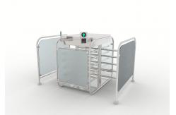 China Anti Rust Tripod Turnstile Gate Half Height Turnstile AC220V supplier