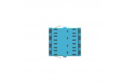 China Coloured Fiber Optic Adapter For Easy Identification Quad Mode LC Fiber Adapter supplier