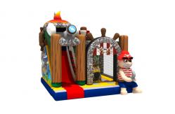 China Pirate Themed Thick PVC Material Inflatable Jump House Combo Multi - Play supplier
