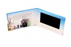 China Custom 7 Inch Digital Lcd Video Business Card Offset Printing supplier
