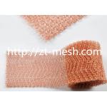 Polishing Knitted Wire Mesh Woven Technique Nickel Finish Experience Durability for sale