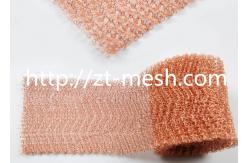 China Polishing Knitted Wire Mesh Woven Technique Nickel Finish Experience Durability supplier